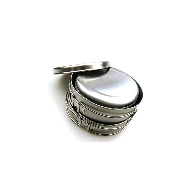Gaobabu Stainless Steel Cooker Set of 3 with Storage Bag