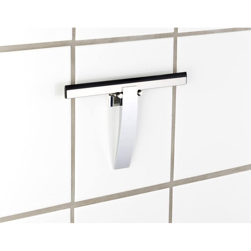 Wenko 18172100 Bathroom wiper Gela, shiny for bath and shower,