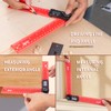 Unipec Digital Angle Finder Protractor, 7inch/180mm,Plastic Angle Finder for Woodworking,LC