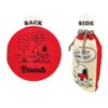 Snoopy Drawstring Pouch with Gusset/Watermelon RED Peanuts