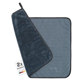 NATARO® Pack of 2 Dry It Premium Drying Cloth - The Original - Extra Absorbent Microfibre Cloth for Shower, Household, Car, Camping - Lint-Free, Scratch-Free - Extremely High Water Absorption, 40 x 50