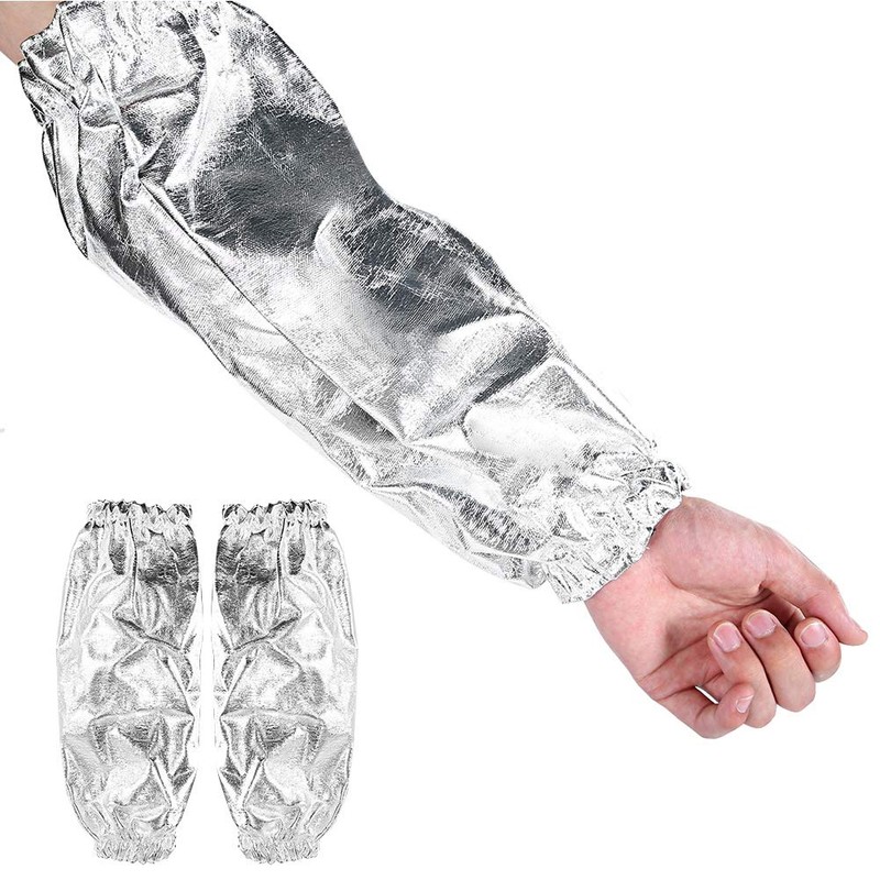 1000 Degree Heat Foil Fireproof Over Sleeve Aluminum Arm Guard