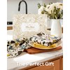 Miss Adola 3pcs Cotton Kitchen Towels - 270 GSM 15x25