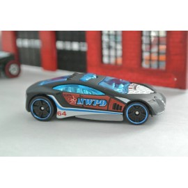 Hot Wheels Loose - HWPD Police Car - Black & White - 1:64