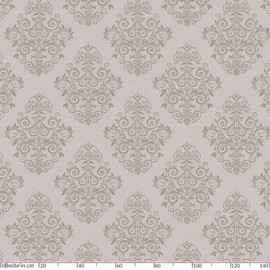 Anro Oilcloth Tablecloth, Oilcloth Wax Tablecloth, Tendril Pattern, 100 x 140cm