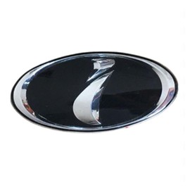 Kashaipu Black Impreza WRX Sti Emblem Badge Front Sport Mesh Grille Oval JDM i Crystal Design Logo Decal 4"×2" Inch