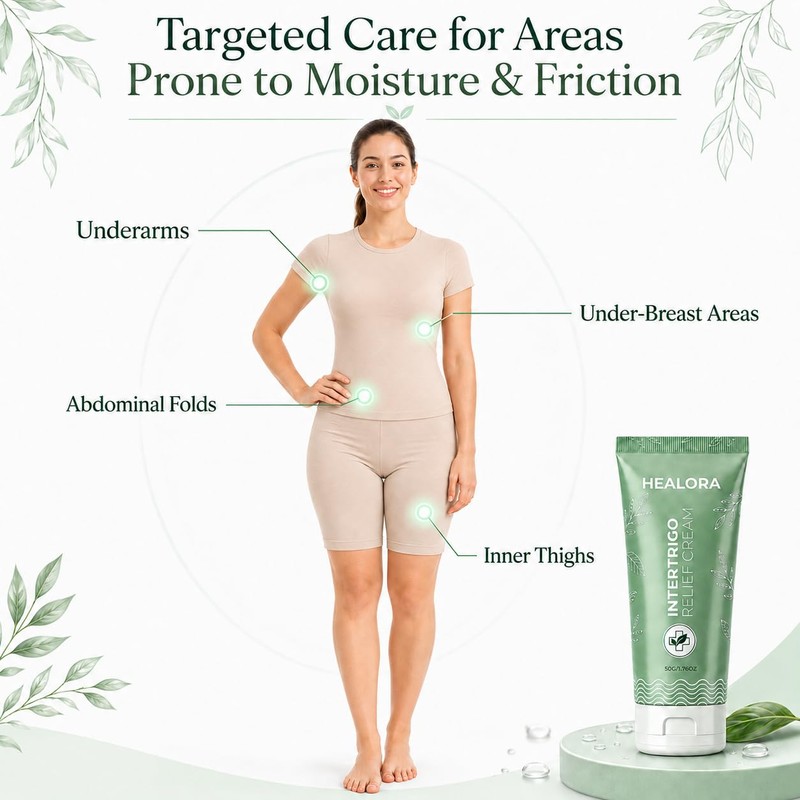 Bellenzaire Healora Intertrigo Cream 2 Pack - Skin Fold Care
