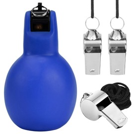 SLTAXAR Hand Whistle Sport with 3 Pieces Stainless Steel Sports Whistles Whistle Sports Loud Hand Horn Football Referee Whistle for Trainer Referee Sports Teacher Dog Trainer