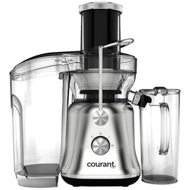 Courant 800W Juice with 3.35-Inch Large Feeding Chute, Whole Fruit Centrifugal Juicer, 2-Speed Control, BPA Free, Anti-Drip Spout- Premium stainless steel housing
