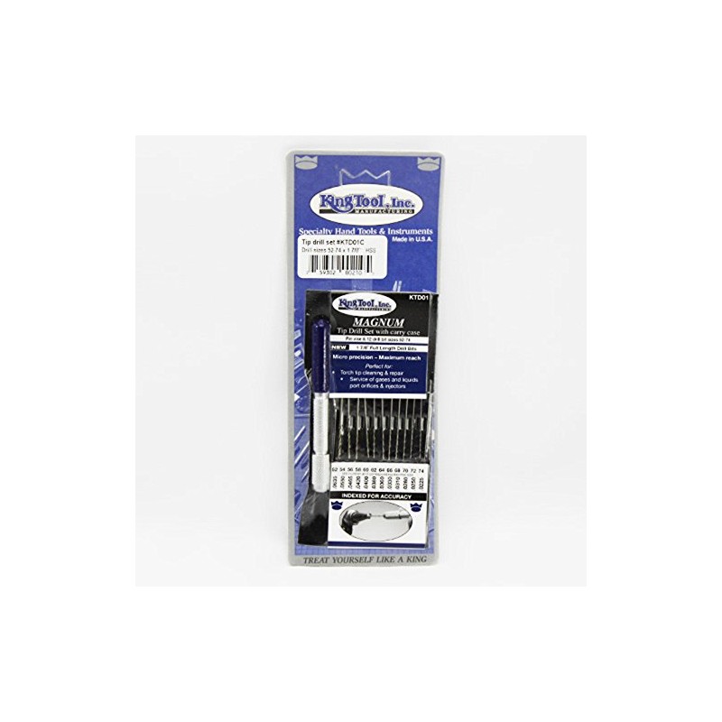 King Tool Magnum Tip Drill Set (422-KTD01) by King Tool