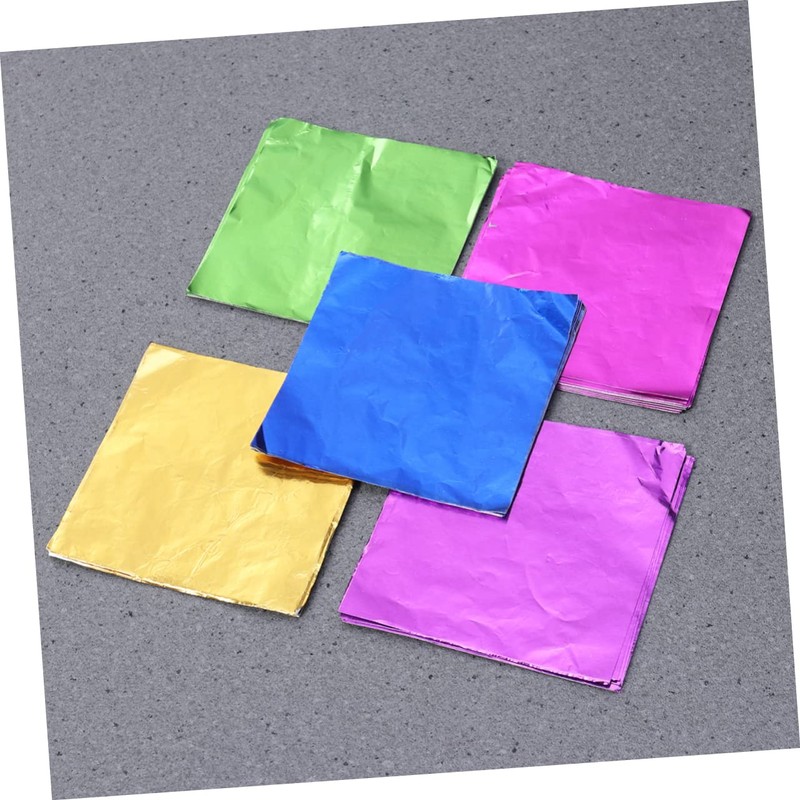 Alipis 2sets Packaging Paper Food Grade Aluminum Foil Wrapping Paper