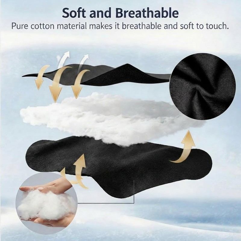 Sleep Mask with Ear Muffs - 2 in 1 Light