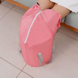 Foldable portable simple foot bath foot calf steaming foot bath tub foot warmer pink 10ea