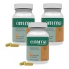 Emma 60cps Alivio De Gases E Hinchazn Con Magnesio 3pcs