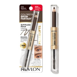 Lápiz y gel para cejas Revlon Colorstay Brow Fantasy tono Dark Brown                                                                                  