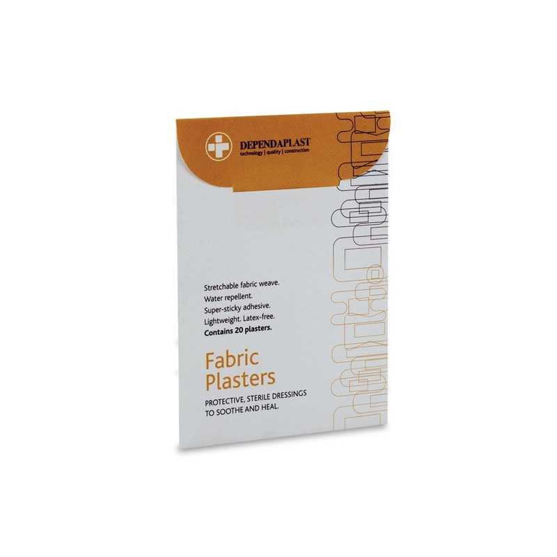 Reliance Medical Dependaplast Advanced Fabric Plasters Assorted Wallet of 20