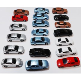 Car Model, Mini Car, Model Car, Diorama, Car Model, Painted Car, Railway Model, City Model, Landscape Model, Toy, DIY Decoration(1:100 Set of 20)