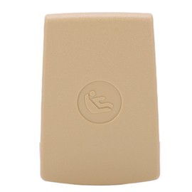 Child Safety Seat Anchor Cover Rear Row Seat Anchor Compatible with 1 Series X1 E84 E87 E90 F30 F35(Beige)