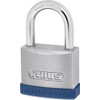 ABUS 79265 Skirt Lock with Key, Silver/Blue, 5/55 mm