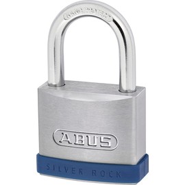ABUS 79265 Skirt Lock with Key, Silver/Blue, 5/55 mm