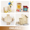 OWLKELA 100PCS 4.5inch Lolly Sticks, Wooden Lollipop Sticks, Craft Stick