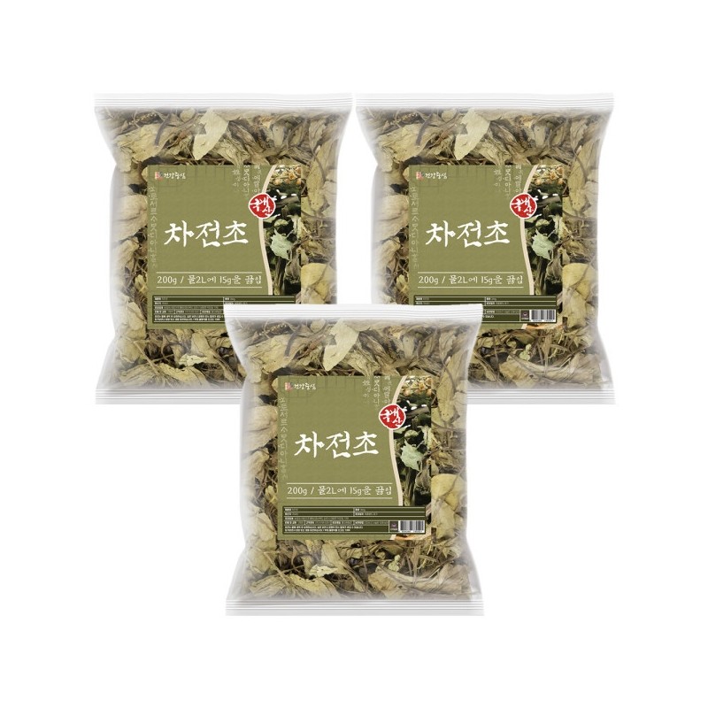 Domestic plantain tea, 3 packs of 200g / 국산 질경이차