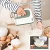 Yomelo 9-Speed Digital Hand Mixer Electric, 400W Powerful DC Motor,
