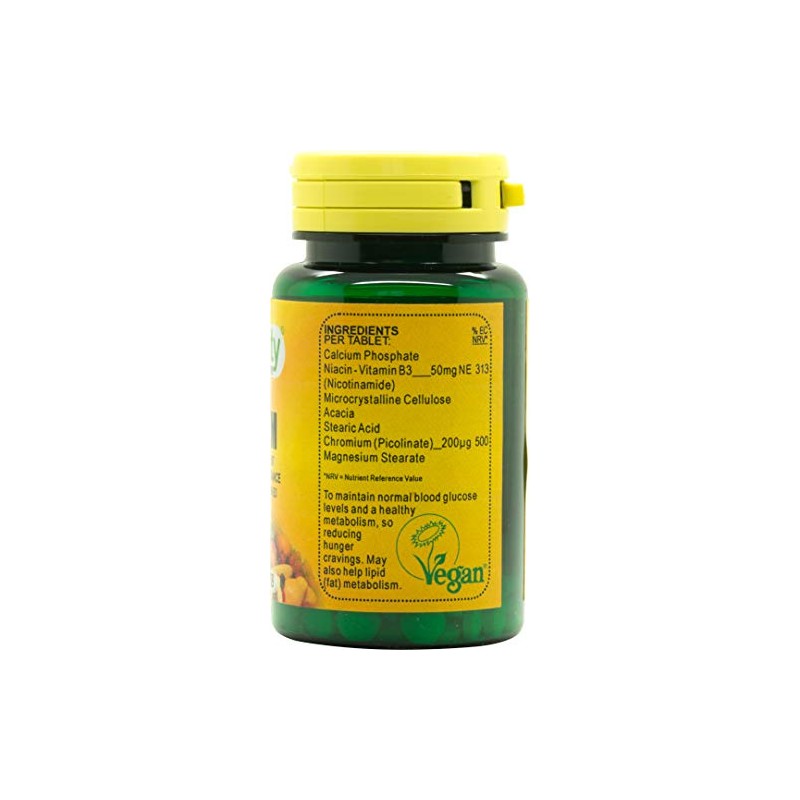 Veganicity Chromium 200µg : Metabolism health : 60 tablets