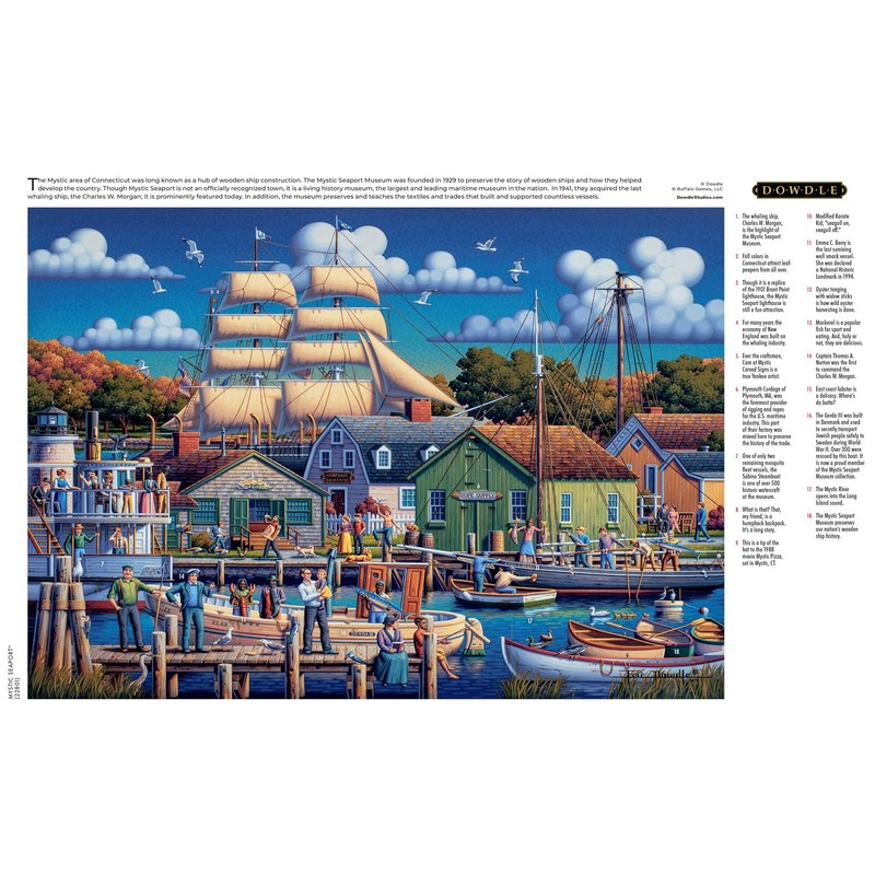 Buffalo Games - Dowdle - Mystic Seaport - 300 Piece