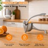 Heavy Duty Lemon Squeezer, Large Manual Citrus Press for Lemons