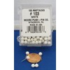 Moore Push Pin - White (Pack of 100)