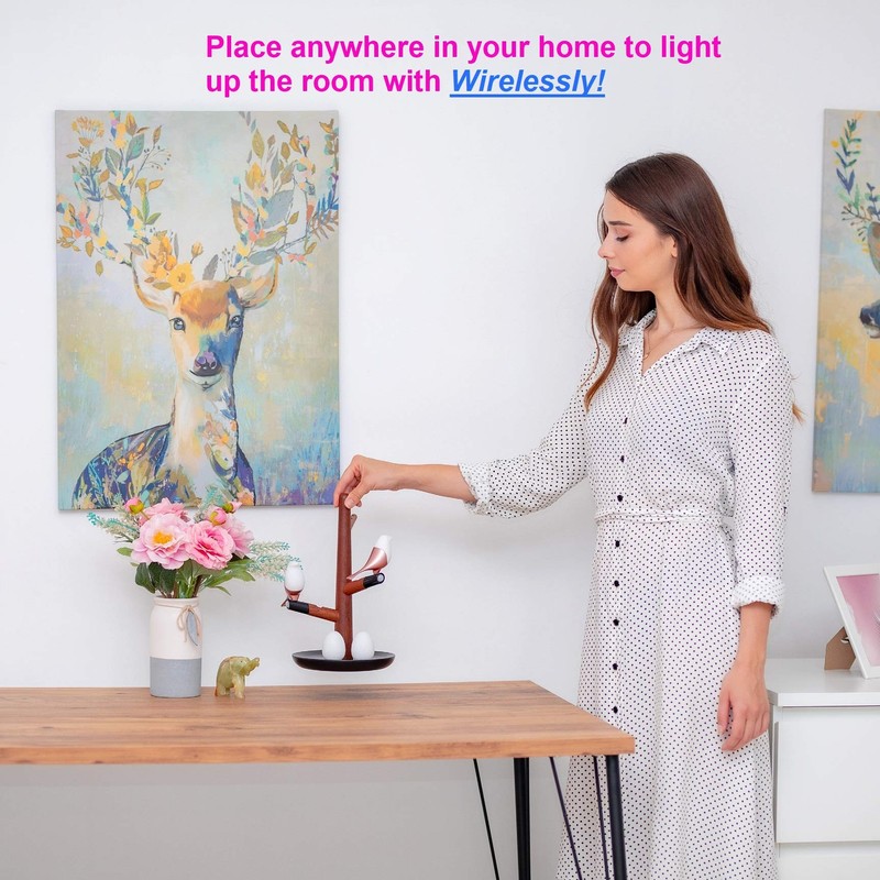 Moiré Tree of Lyte Motion Sensor Bird Night Light Dimmable