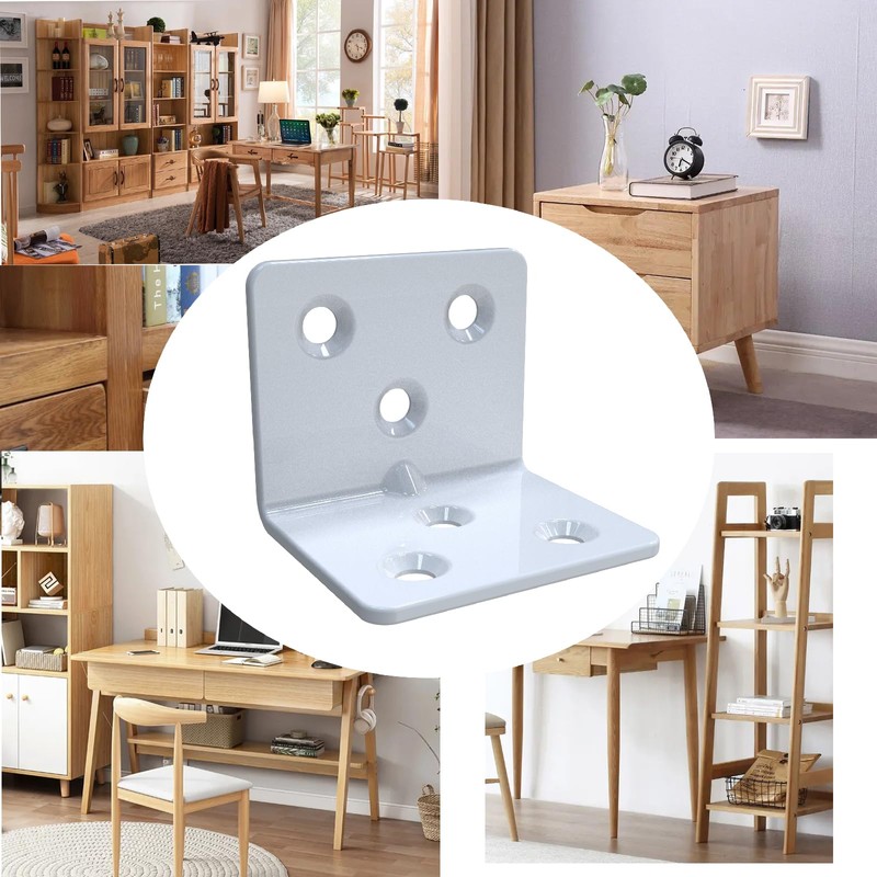 White Stainless Steel Corner Bracket,Joint Right Angle Bracket,L Shape Heavy