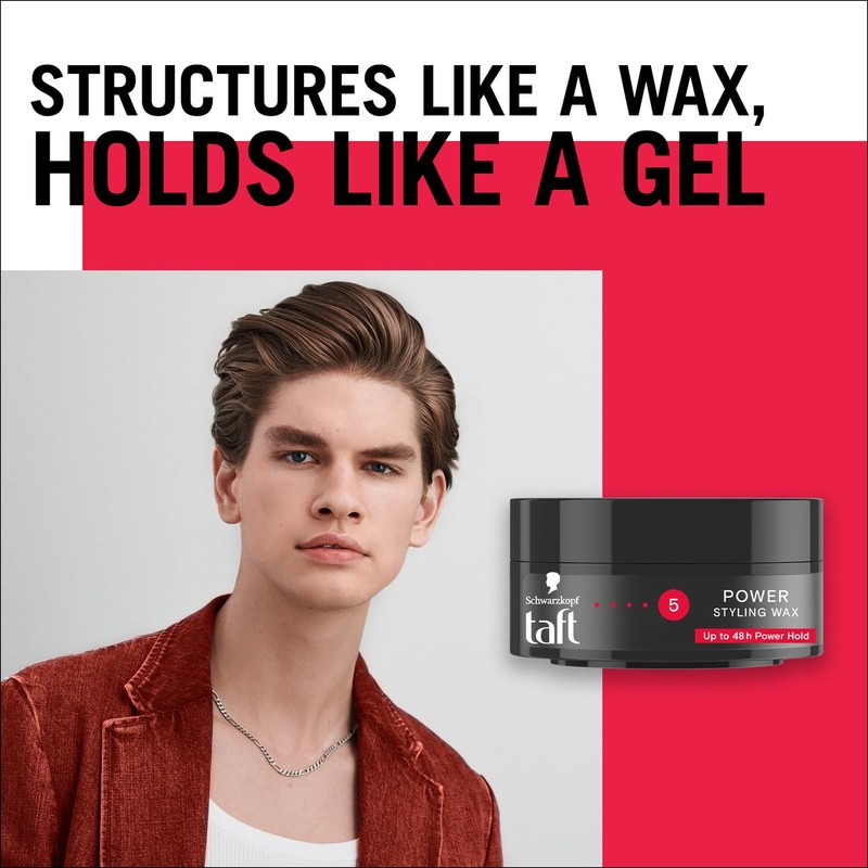 Schwarzkopf Professional Taft Power Wax Hair Styler 75 ML by