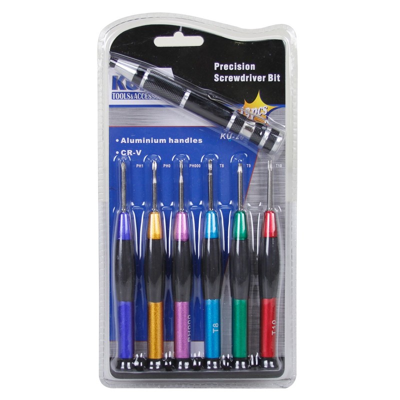 TC Sportline KU-20004 13-Piece Multi-function Pocket Precision Screwdriver Tool Set