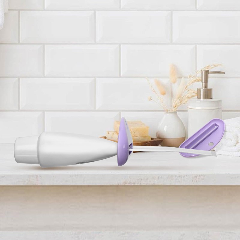 6 Pcs Toothpaste Squeezer Set, Plastic Toothpaste Saver, Hanging Toothpaste