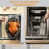 JY COOKMENT Cooling Roasting Rack with Integrated Feet, Enameled Coating,