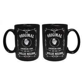 Willie Nelson Mug - Black And White Est.