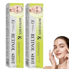 2 unidades Botoxmix & Vita-A Retinol Shot Crema de apriete de levantamiento de arrugas, Vita-A Retinal Shot Apriete Booster para arrugas y líneas fina