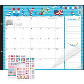 Lateefah Desk Calendar 2025, Large 22'' x 17'' Desk Calendar 2025-2026, 18 Month Desktop Calendars for Home & Office, Use July 2025 to December 2026