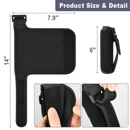 Beautyflier Universal IV Poles Stand Grip Holder Strap for Move, Removable Handle for IV Pole, Adjustable Height for Home Care (IV Pole Not Included)