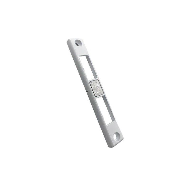 Generic Sliding Patio Door Keeper (Strike Plate), White, HA0208SKWH