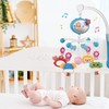 Cot Mobile for Baby, Baby Crib Mobile with Music and