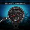 60mm Black Motorcycle Odometer Speedometer Gauge with indicator