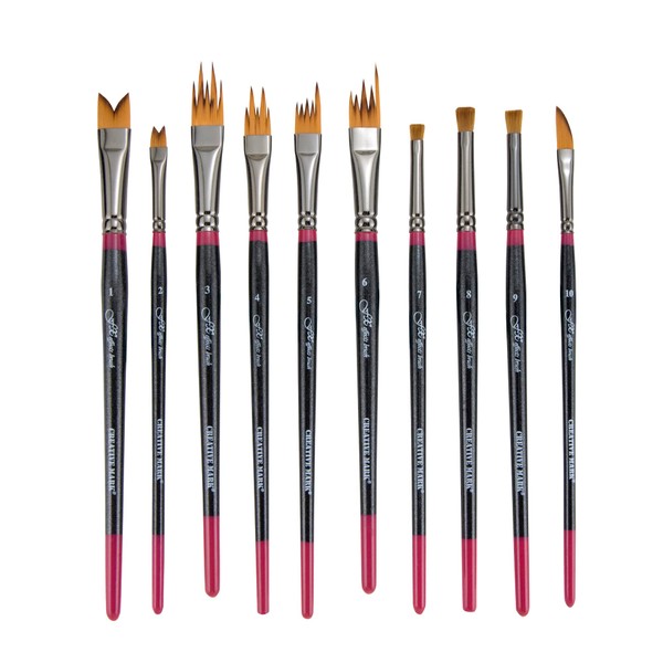 Creative Mark FX Special Effects Paint Brush Set Unique Ribbon,