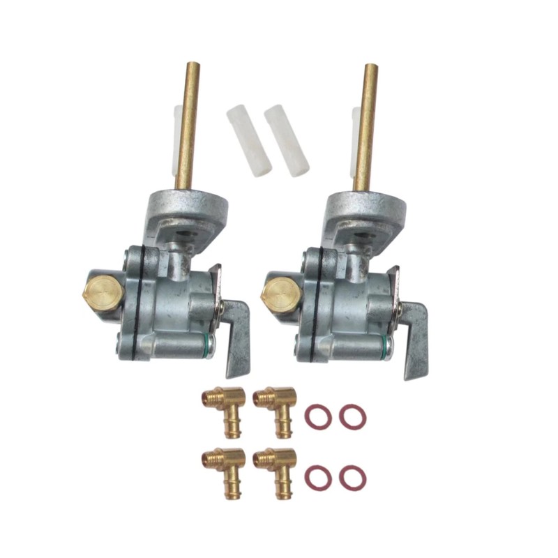 2X Petcock Fuel Gas Tap Valve Right/Left for Yamaha XS1100