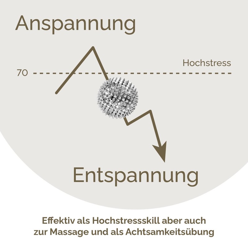 2 x DBT Skills Hedgehog Ball Magnetic High Stress Acupressure