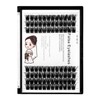 Bodermincer Black/Brown Color Natural Lash Clusters 84pcs Wispy Eyelash Clusters