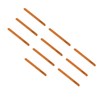 10pcs Nail File Professional Wood Core Reusable Double Sides Washable