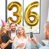 Xihuimay Number 36 Balloons - 40 inch Digital Birthday Balloons,